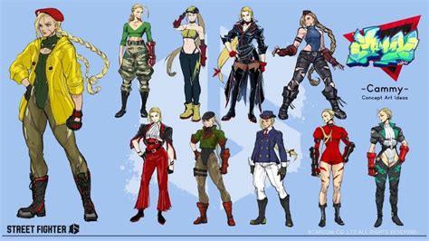 street fighter 6 cammy costumes